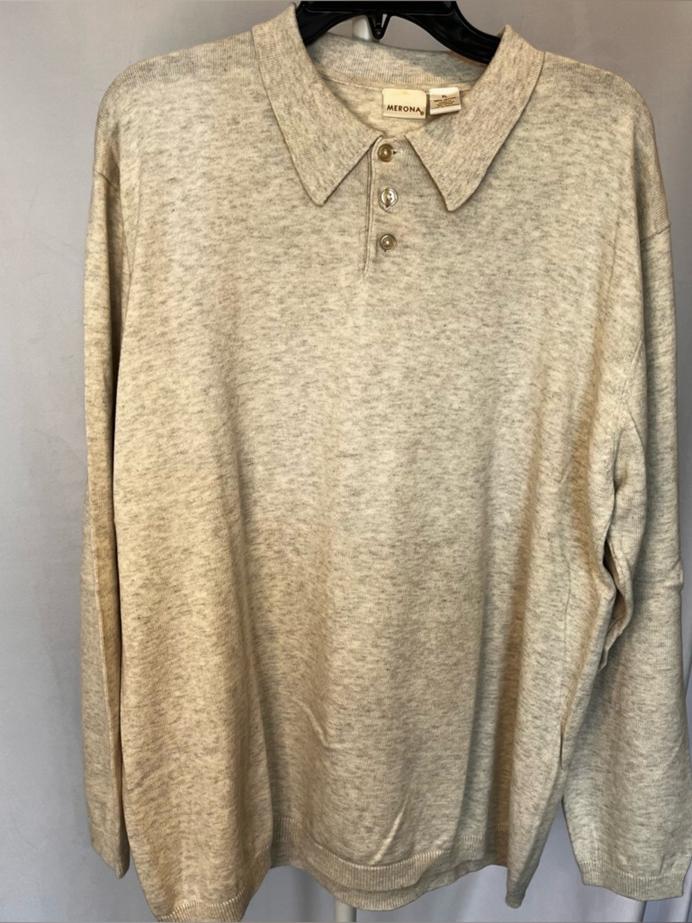 Merona Men’s Heather Gray Sweater-XL